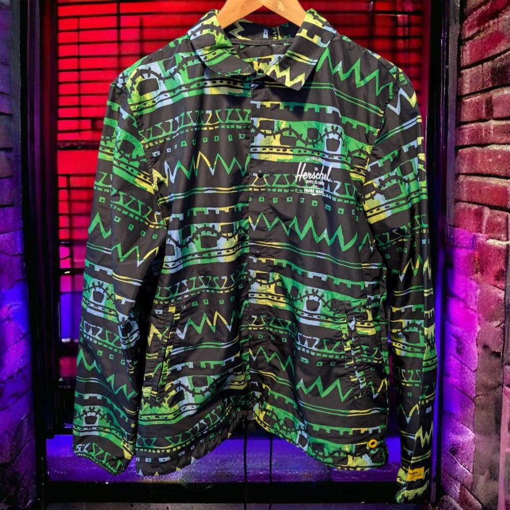 Herschel Supply Co. Hoffman California Fabrics Button Up, Medium